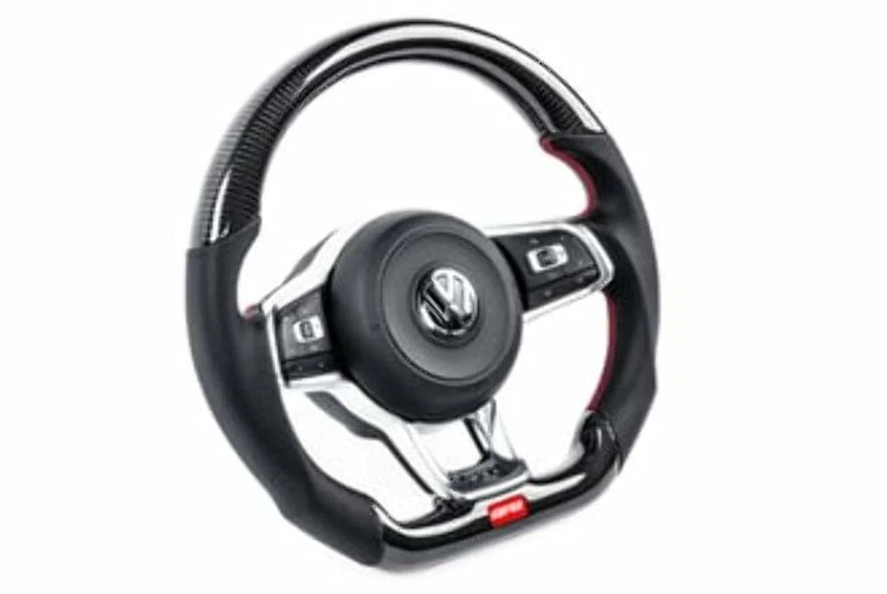 Fits 2015-2019 Golf R Volkswagen Steering Wheel-Carbon Fiber & Leather MS100205